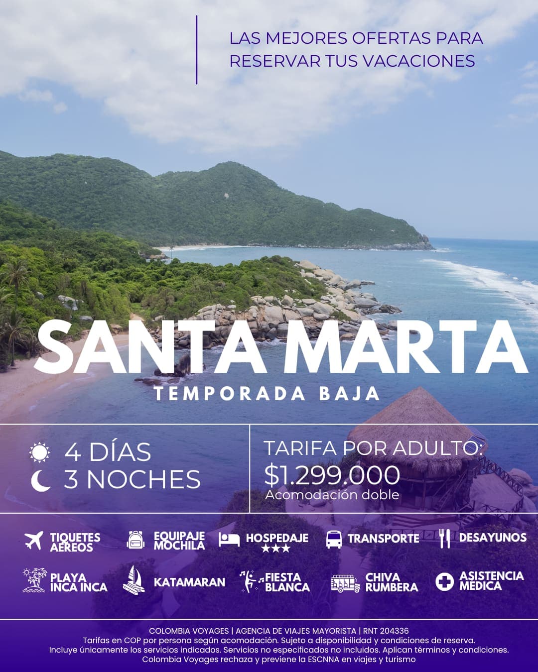 4 días de sol, mar y fiesta / 4 Days of Sun, Sea & Adventure